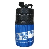 Black Inline Pucks - 6 Pack