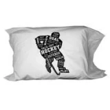 Painted Pastimes Hockey Pillow Case