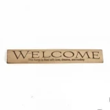 Painted Pastimes WELCOME This home... Sign - 24 x 3.5