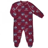 Outerstuff Raglan Zip Up Coverall - Colorado Avalanche - Newborn