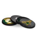 InGlasco Puck Coasters Pack - Dallas Stars