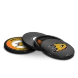 InGlasco Puck Coasters Pack - Anaheim Ducks