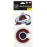 Wincraft Perfect Cut Decal 2PK - Colorado Avalanche