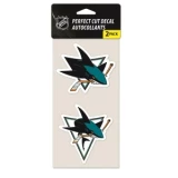 Wincraft Perfect Cut Decal 2PK - San Jose Sharks