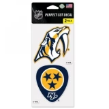 Wincraft Perfect Cut Decal 2PK - Nashville Predators