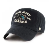 47 Brand Brockman Clean Up Cap - San Jose Sharks - Adult