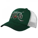 Outerstuff Core Lockup Meshback Adjustable Hat - Minnesota Wild - Youth