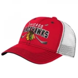 Outerstuff Core Lockup Meshback Adjustable Hat - Chicago Blackhawks - Youth