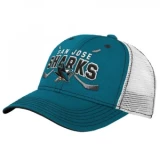 Outerstuff Core Lockup Meshback Adjustable Hat - San Jose Sharks - Youth