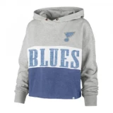 47 Brand Lizzy Cut Off Hoodie - St. Louis Blues - Womens