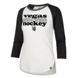 47 Brand Hollow Stack Raglan Tee Vegas Golden Knights - Womens