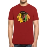 47 Brand Chicago Blackhawks Red Club Tee - Mens