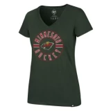 47 Brand Flip Ultra Rival V-Neck Tee - Minnesota Wild - Womens