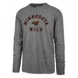 47 Brand Varsity Arch Super Rival Long Sleeve Tee - Minnesota Wild - Adult