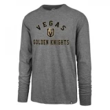 47 Brand Varsity Arch Super Rival Long Sleeve Tee - Vegas Golden Knights - Adult