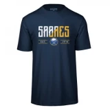 Levelwear Splitter Richmond Short Sleeve Tee Shirt - Buffalo Sabres - Adult