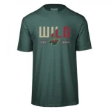 Levelwear Splitter Richmond Short Sleeve Tee Shirt - Minnesota Wild - Adult