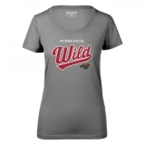 Levelwear Tail Sweep Daily Short Sleeve Tee Shirt - Minnesota Wild - Womens