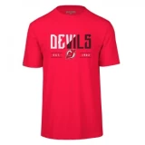 Levelwear Splitter Richmond Short Sleeve Tee Shirt - New Jersesy Devils - Adult