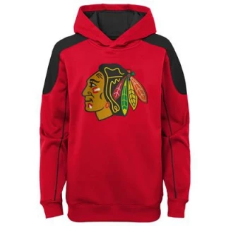 Outerstuff Rocked Performance Pullover Hoodie – Chicago Blackhawks - Youth