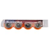 Labeda Asphalt Hard 85A Roller Hockey Wheel - Orange - 4 Pack