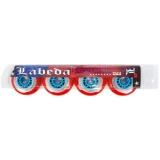 Labeda Gripper X-Soft 74A Roller Hockey Wheel - Red - 4 Pack