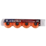 Labeda Millennium 76A Soft Roller Hockey Wheel - Orange - 4 Pack