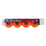 Labeda Addiction Grip+ 78A Roller Hockey Wheel - Orange - 4 Pack