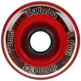 Labeda Dynasty III X-Soft 74A Roller Hockey Wheel - Black/Red