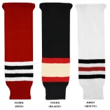 CCM S100 Chicago Blackhawks Knit Hockey Socks