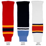 CCM S100 Florida Panthers Knit Hockey Socks