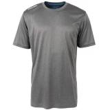 HockeyMonkey Logo Adult Short Sleeve Tee Shirt (Charcoal)-vs-Bauer Team Tech Poly short sleeve tee shirt