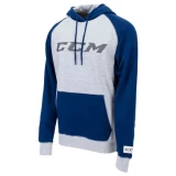 CCM Authenticity Fleece Adult Pullover Hoody-vs-New Balance Essentials Linear Brushed Crewneck Sweatshirt