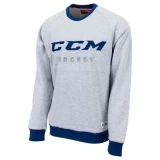 CCM Authenticity Fleece Adult Crew Neck Sweatshirt-vs-New Balance Essentials Linear Brushed Crewneck Sweatshirt