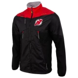 New Jersey Devils Reebok Center Ice Warm Up Jacket-vs-CCM 7120 V2 Team Premium Light skate suit jacket