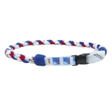 Swanny's New York Rangers Skate Lace Necklace