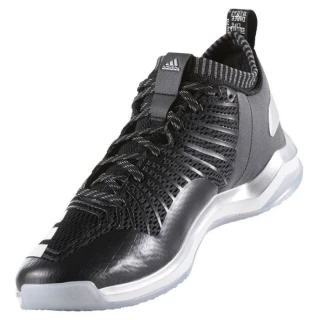 Adidas Icon 3 Men's Mid Trainer Shoes - Black/White/Onix