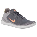 Nike Free RN 2018 Women's Running Shoes - Gunsmoke/Crimson Pulse/Atmospheric Grey