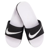 Nike Women's Benassi Solarsoft Slide 2 Sandal - Black/White