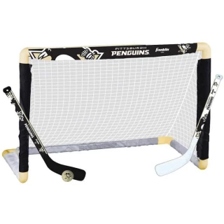Pittsburgh Penguins Franklin NHL Mini Hockey Goal Set