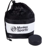 Monkey Sports Official Ice Hockey Puck - 24 Pack