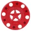 Red Star Bullet Roller Hockey Puck