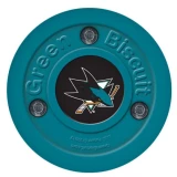 San Jose Sharks Green Biscuit Training Puck