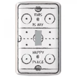 Painted Pastimes Rink Light Switch Cover