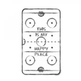 Painted Pastimes Car Decal- Hockey Rink