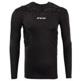 CCM Padded Junior Player Long Sleeve Shirt