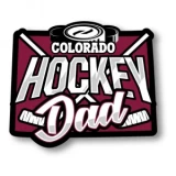 Hockey Dad State Sticker