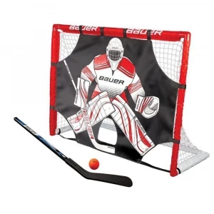 Bauer Street Hockey Goal w/ Shooter Tutor, Stick x 37 x 18