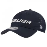 Bauer New Era 920 Strapback Adjustable Golf Hat-vs-Warrior Team Performance Snapback Cap - Adult