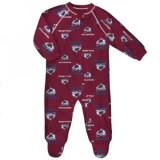 Outerstuff Raglan Zip Up Coverall - Colorado Avalanche - Infant
